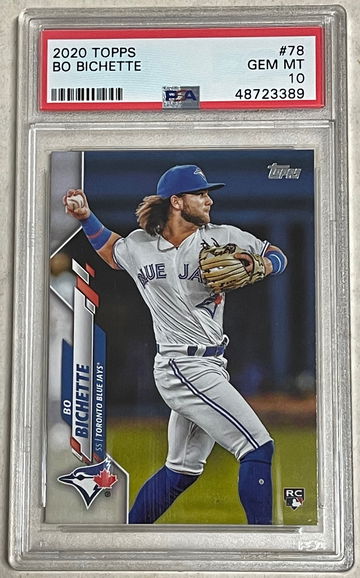 2020 Topps Series 1 Bo Bichette #78 PSA 10