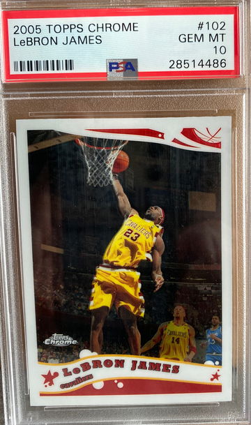 2005 Topps Chrome Lebron James