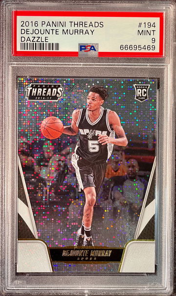 2016 Threads Dazzle Parallel Dejounte Murray RC PSA 9 - POP 1