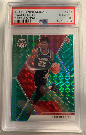 Cam Reddish 2019 Mosaic Green PSA 10 Rookie
