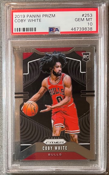 2019-20 Prizm Coby White Base PSA 10