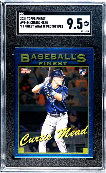 2024 Topps Finest What If Curtis Mead #93-24 RC SGC 9.5