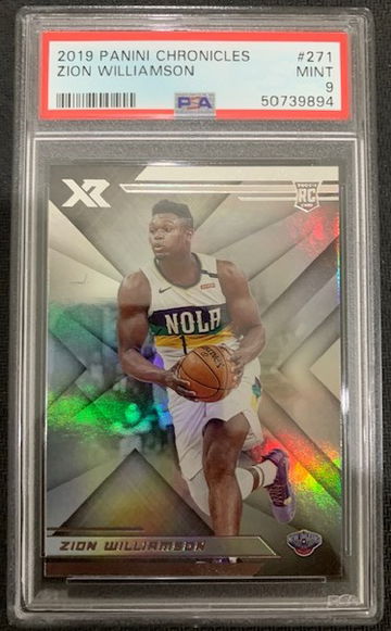 2019 Panini Chronicles Zion Williamson #271 PSA 9 - 50739894