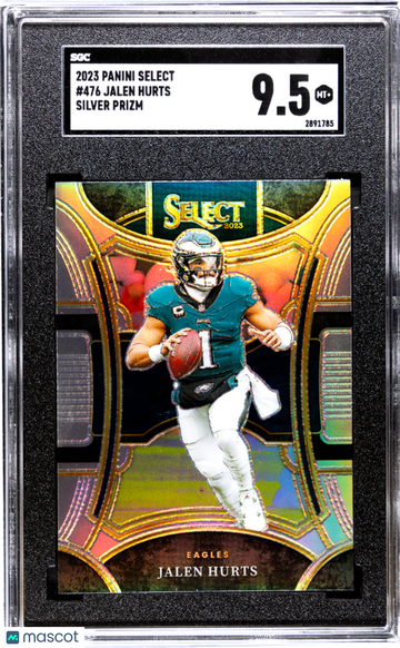 2023 Panini Select Jalen Hurts #476 Silver Prizm SGC 9.5