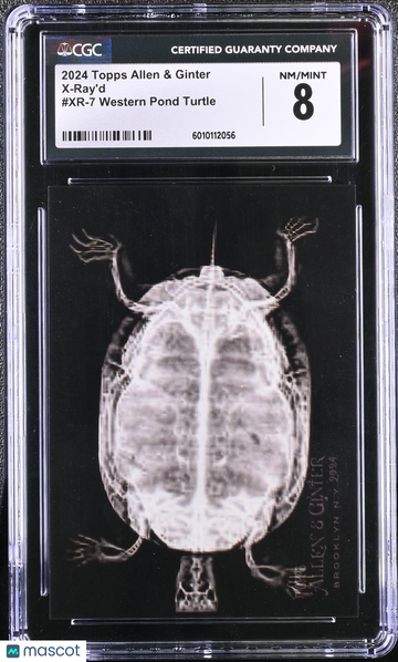 2024 Topps Allen & Ginter Western Pond Turtle #XR-7 X-Ray'd CGC 8