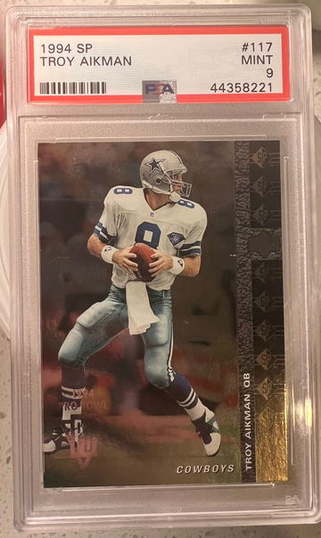 1994 SP Troy Aikman PSA 9