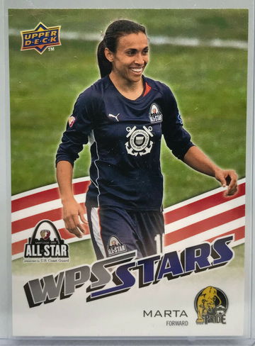 2010 Upper Deck MLS Marta #195 Rookie WPS Stars Brazil Women's Soccer NWSL