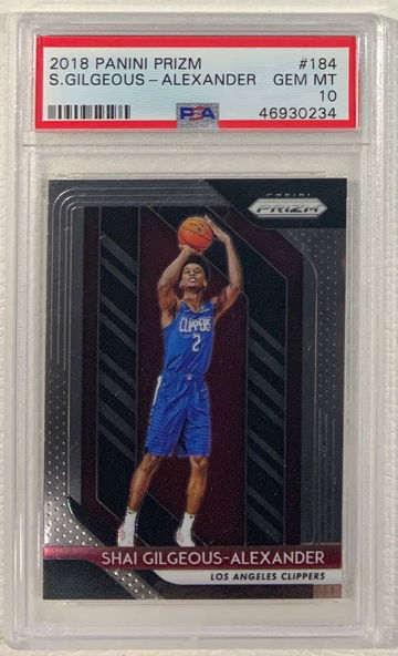 2018-19 Prizm Shai Gilgeous-Alexander PSA 10