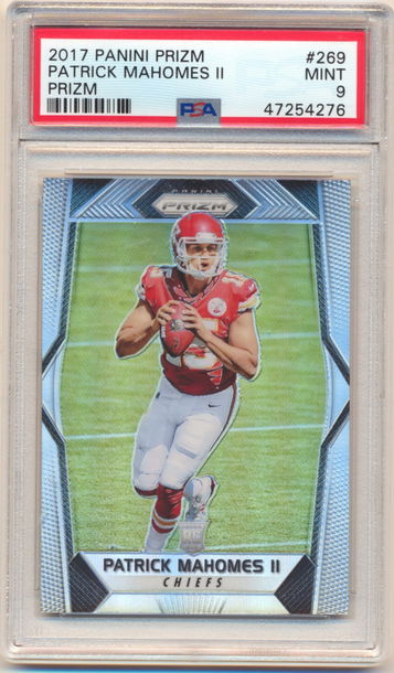 Patrick Mahomes SIlver Prizm 2017