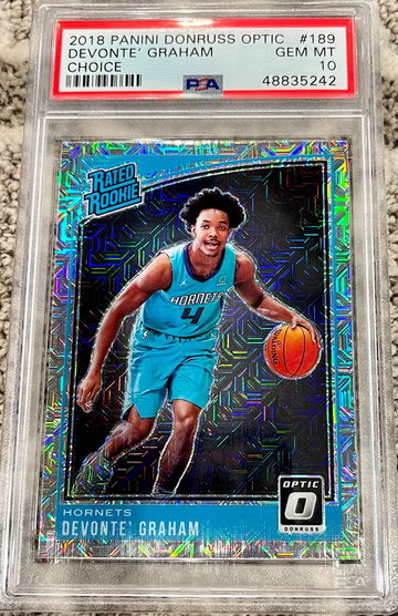 2018 Panini Donruss Optic Devonte Graham Choice PSA 10
