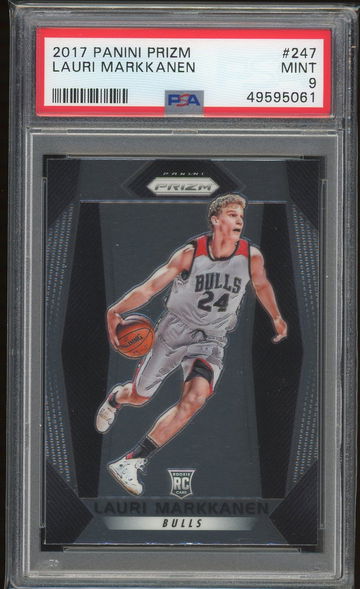 2017 Panini Prizm Lauri Markkanen PSA 9