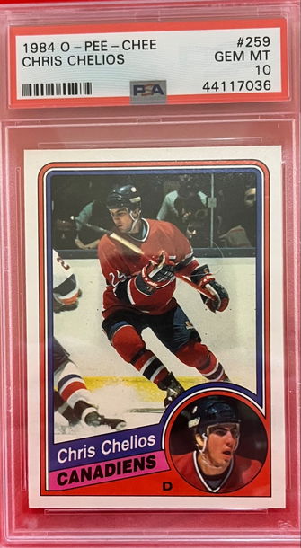 1984 O-Pee-Chee Chris Chelios PSA 10