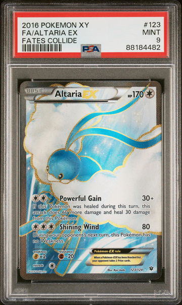 2016 Pokemon XY Fates Collide Altaria Ex #123 PSA 9