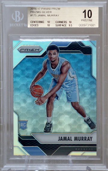 Jamal Murray Prizm Silver 2016 BGS 10