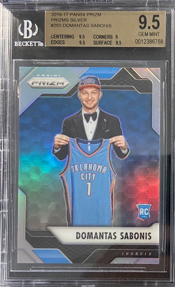 Domantas Sabonis - Prizm Silver RC BGS 9.5 #255