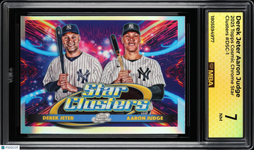 2025 Topps Cosmic Chrome Star Clusters Derek Jeter Aaron Judge #DSC-1 MBA 7