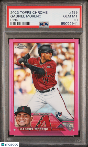 2023 Topps Chrome Gabriel Moreno #189 PSA 10