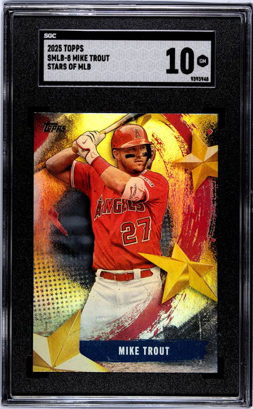 2025 Topps #SMLB-8 Mike Trout Stars of MLB SGC 10