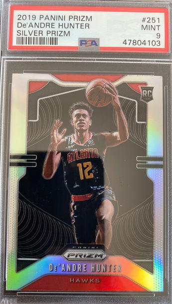 2019 DeAndre Hunter Prizm Silver PSA 9