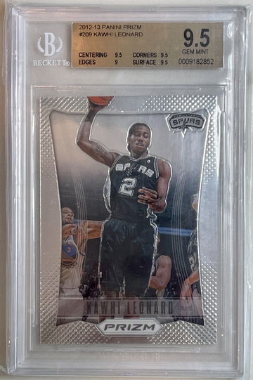 2012 Prizm Kawhi Leonard BGS 9.5