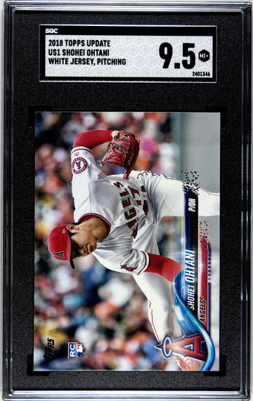 2018 Topps Update US1 Shohei Ohtani White Jersey SGC 9.5 Rookie RC SSP