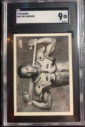 1990 score Bo Jackson SGC 9