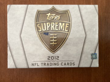 2012 Topps Supreme Football Hobby Box