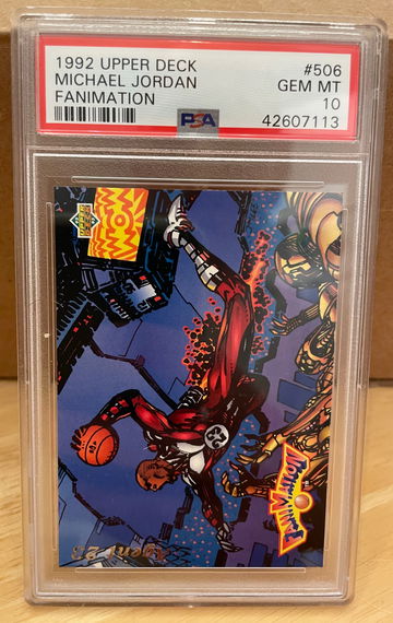 1992 Upper Deck Fanimation Michael Jordan PSA 10