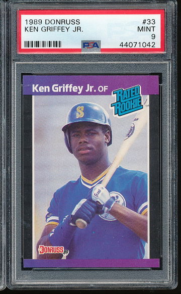 1989 Donruss Ken Griffey Jr RC #33 PSA 9