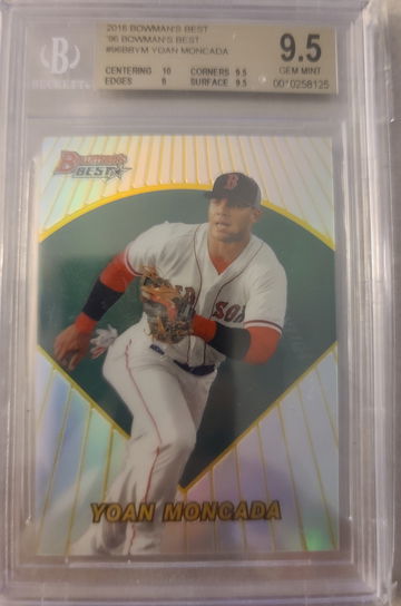Yoan Moncada 2016 Bowman Best '96 Best #96BB  BGS 9.5