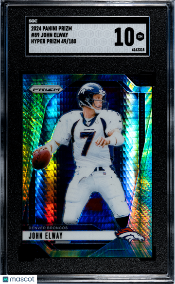 2024 Panini Prizm John Elway #89 Hyper SGC 10