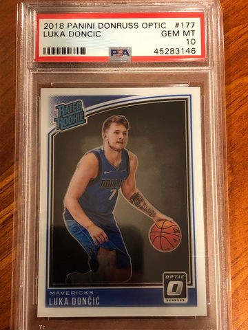 2018 Donruss Optic Luka Doncic PSA 10