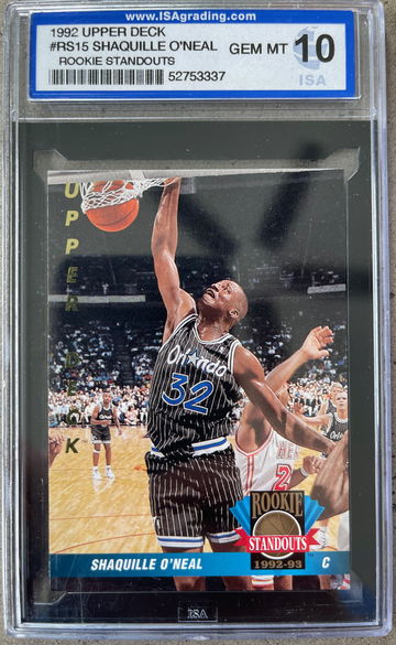 RARE 🏀 1992 Shaquille O’Neal UD Rookie Standouts #RS15 🏀 Isa10 Pop Report 54