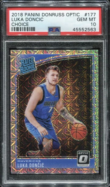 Luka Doncic 2018 Donruss Optic Choice RC PSA 10 (Pop 8!)