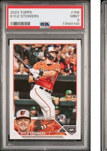 2023 KYLE STOWERS 2023 Topps Series #156 PSA 9