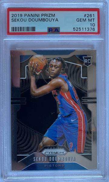 2019 Panini Prizm Sekou Doumbouya PSA 10
