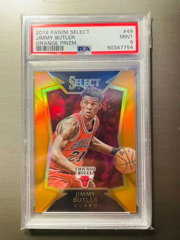 2014 Select Orange Jimmy Butler Rare!!! PSA 9