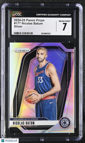 2024-25 Panini Prizm Nicolas Batum #177 Silver CGC 7
