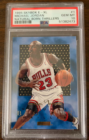 1995 Skybox E-XL Michael Jordan Natural Born Thrillers #1
