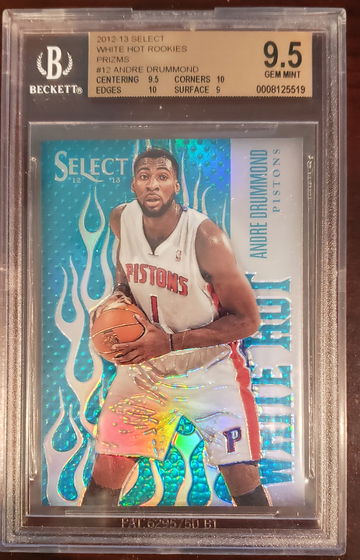 Andre Drummond 2012-13 Select White Hot Rookies BGS 9.5