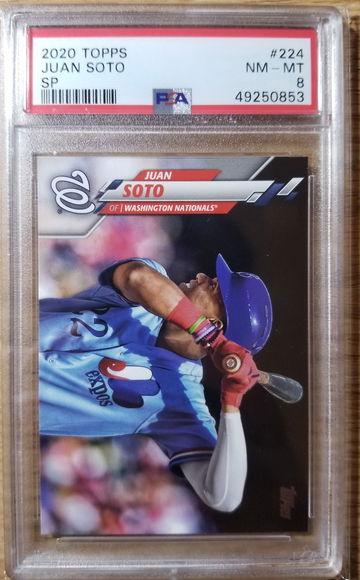 PSA 10 2020 Topps #224 Juan Soto SP Image Variation