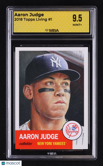 2018 Topps Living Aaron Judge #1 MBA 9.5