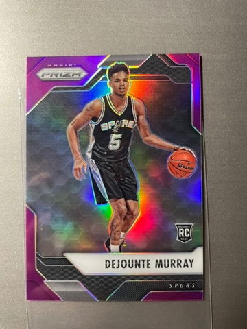 2016-17 Prizm Purple RARE Dejounte Murray Rookie Card