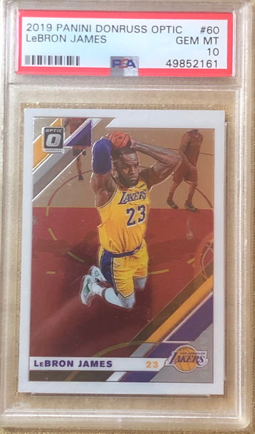 2019 Panini Donruss Optic LeBron James PSA 10 Gem Mint 