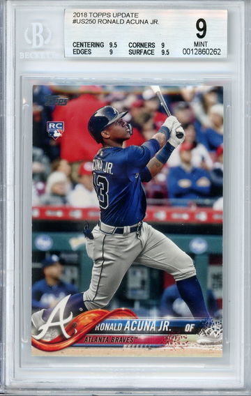 2018 Topps Ronald Acuna Jr BGS 9