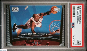 1998 Upper Deck Michael Jordan #23 PSA 9