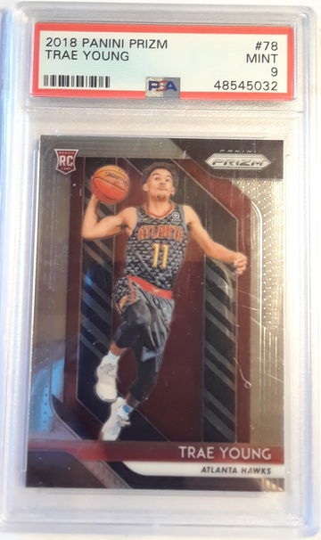Trae Young 2018-19 Prizm Rookie Card PSA 9 Mint #78