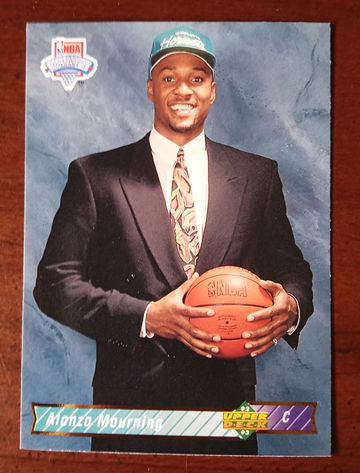 Alonzo Mourning Upper Deck Rookie Card