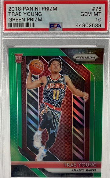 2018 Trae Young Green Prizm RC