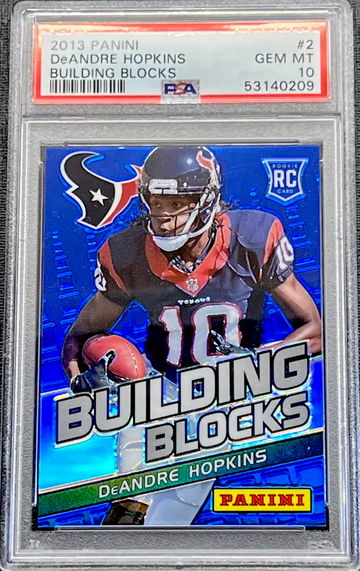 2013 DeAndre Hopkins Panini Building Blocks #2 PSA 10 GEM MT